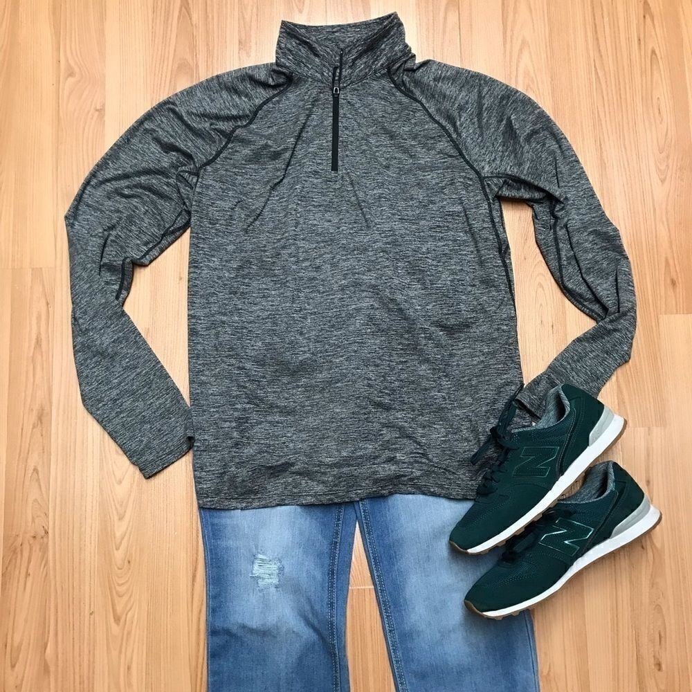 🔮 Grey Gap Fit Athletic Pullover